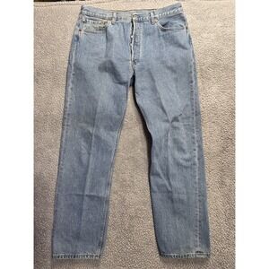 VTG Levis Jeans Mens 38x32 Blue 501 Medium Wash WPL 423 Faded American Denim USA
